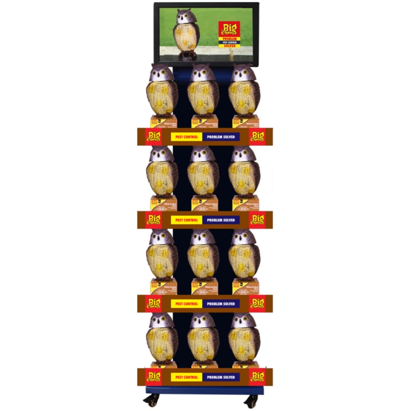 The Big Cheese Wind Action Owl – Dispaly Unit