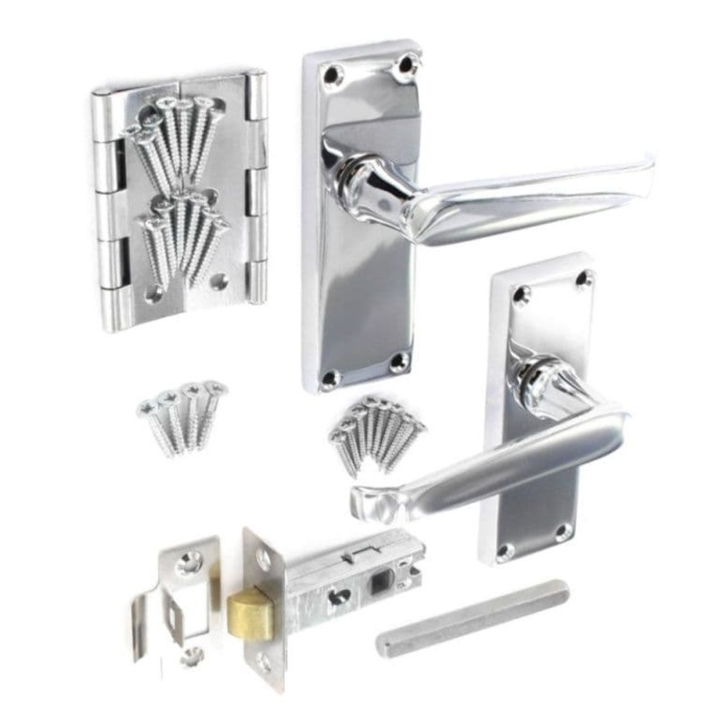 Securit Flat Internal Handle Pack – Chrome