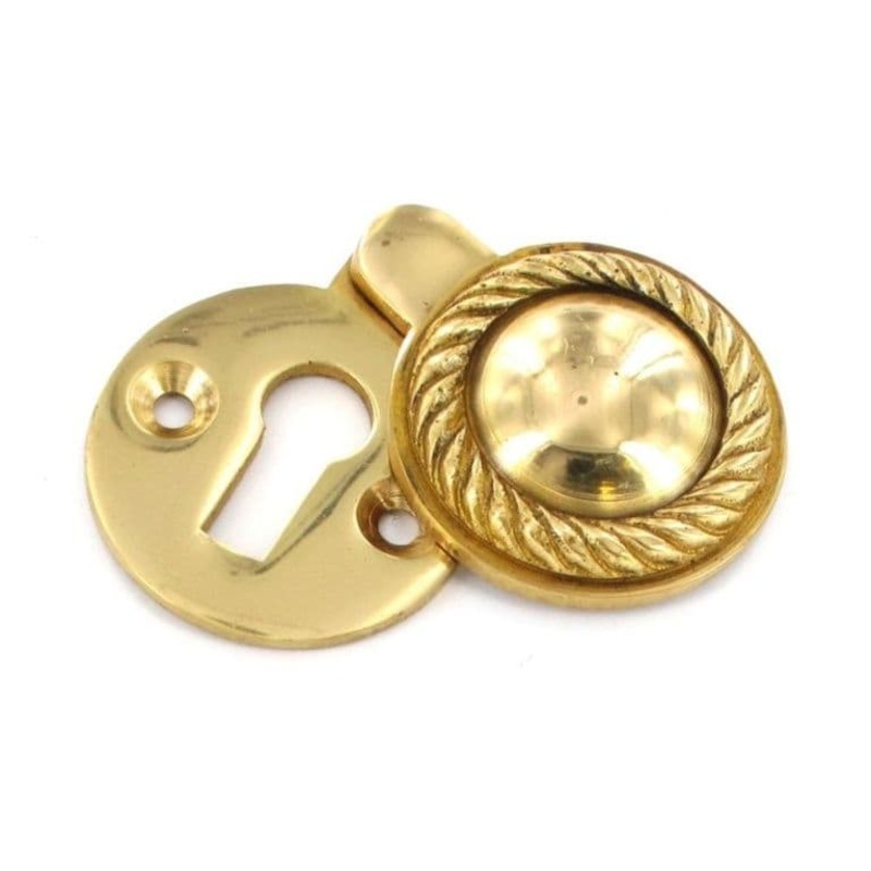 Securit Georgian Escutcheon Covered – 35mm – Pack of 5