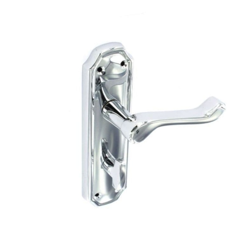 Securit Kempton Chrome Bathroom Handles (Pair) – 170mm
