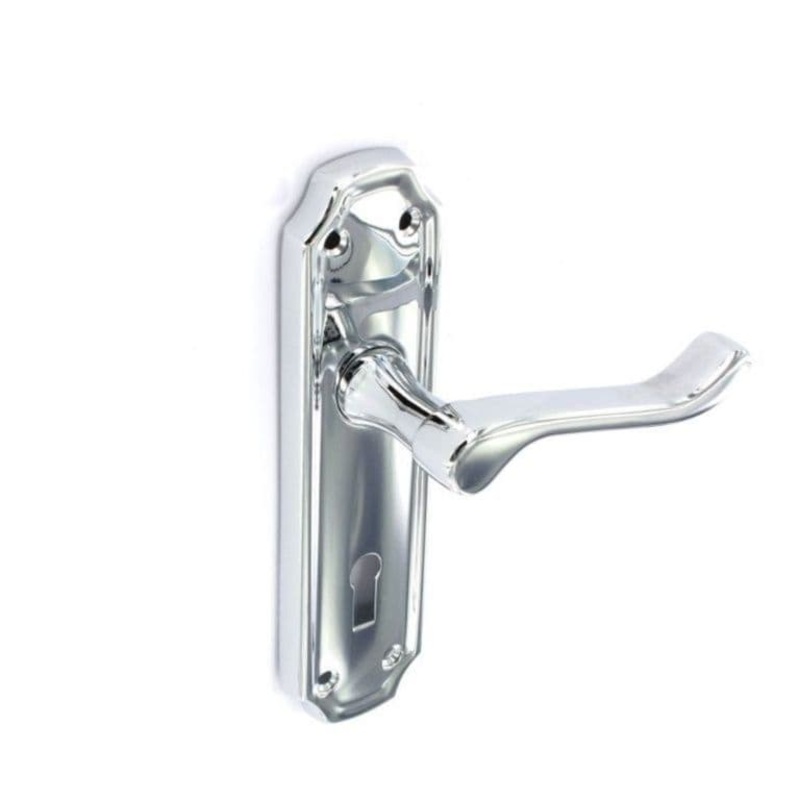 Securit Kempton chrome lock handles – 170mm