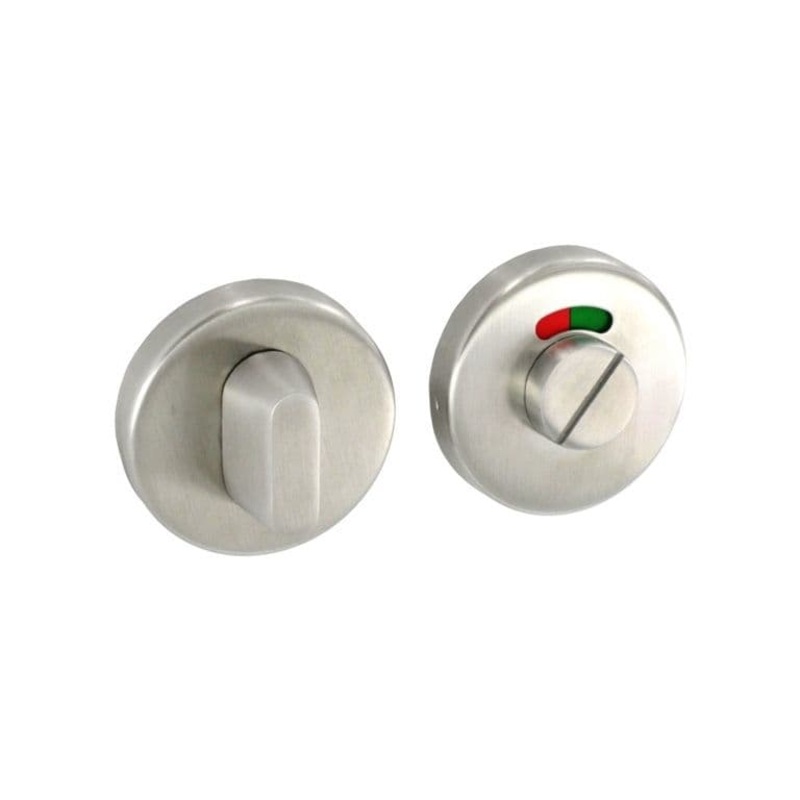 Securit Satin Stainless Steel Bathroom Thumbturn – 50mm