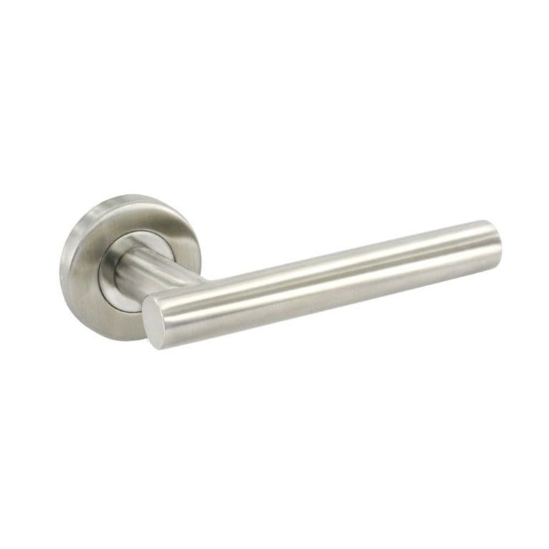 Securit Satin Stainless Steel Latch Handles Bar (Pair) – 50mm