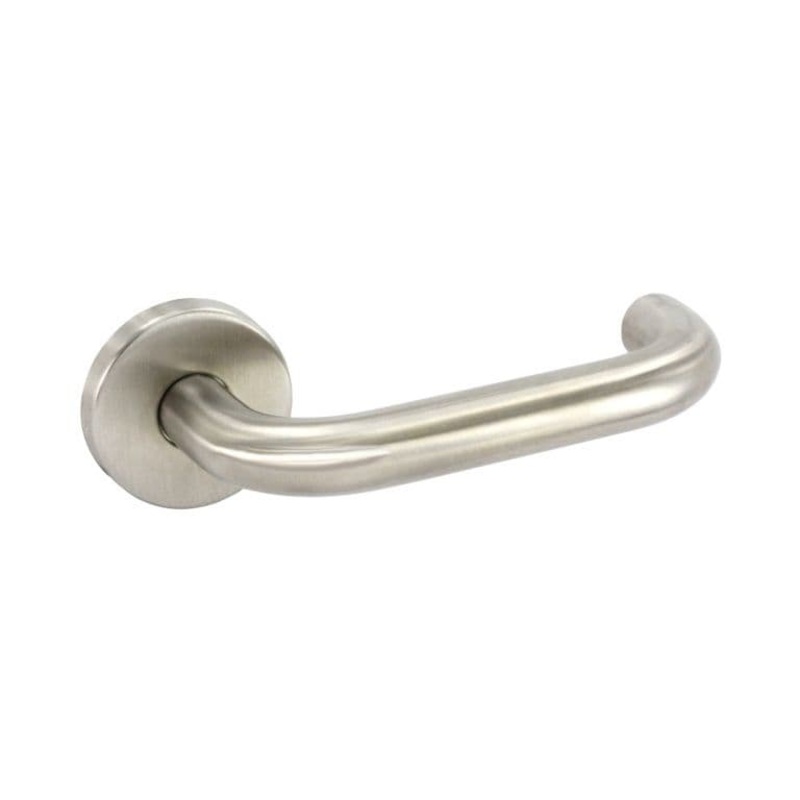 Securit Satin Stainless Steel Latch Handles Safety (Pair) – 50mm
