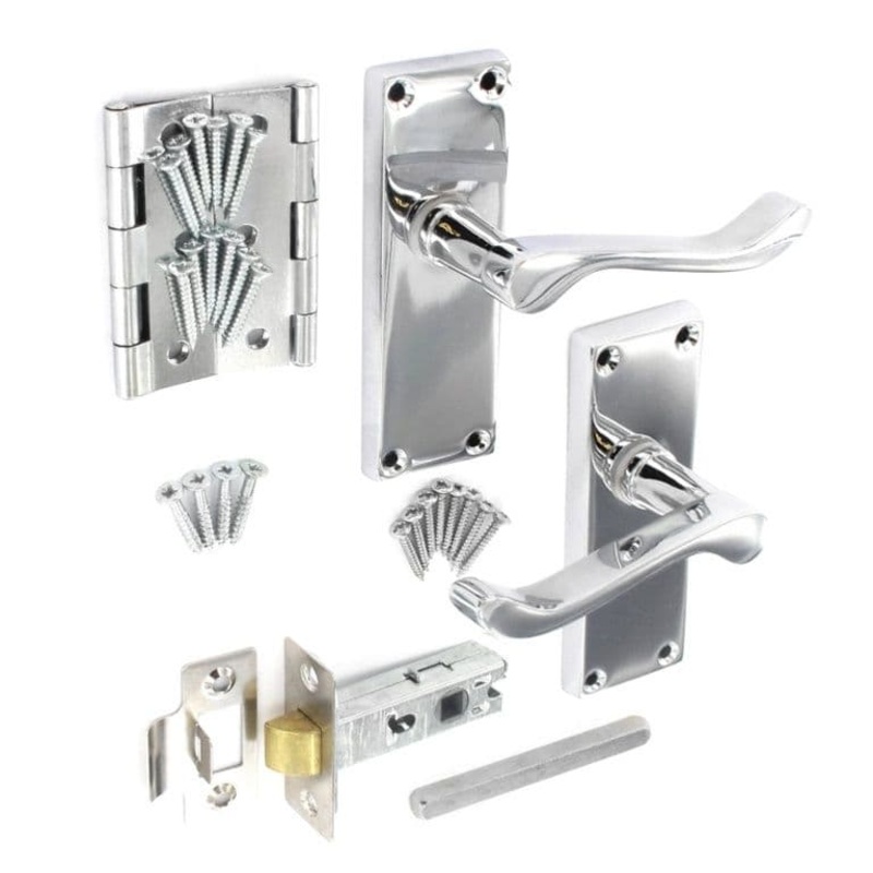 Securit Scroll Internal Handle Pack – Chrome