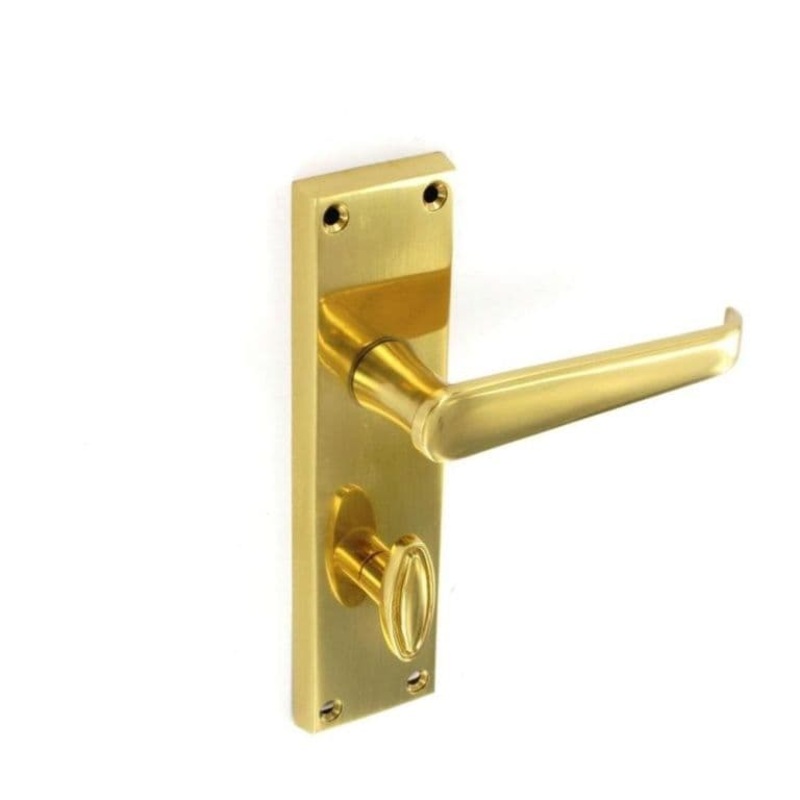 Securit Victorian Bathroom Handles (Pair) – 150mm