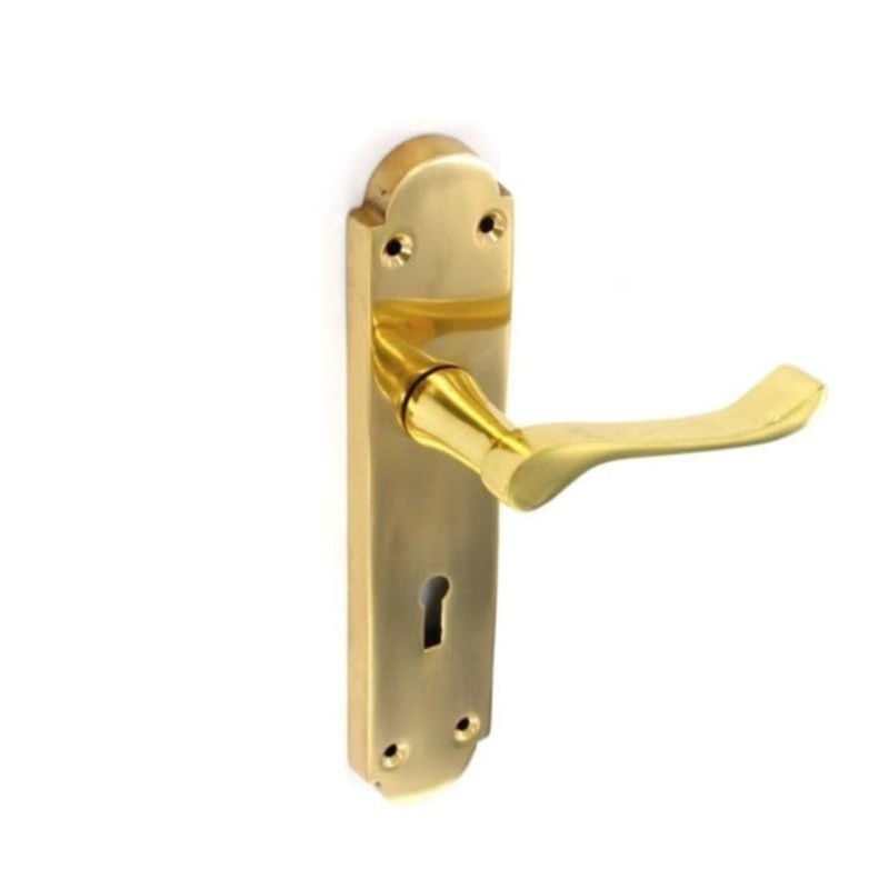 Securit Victorian Regency Lock Handles (Pair) – 200mm