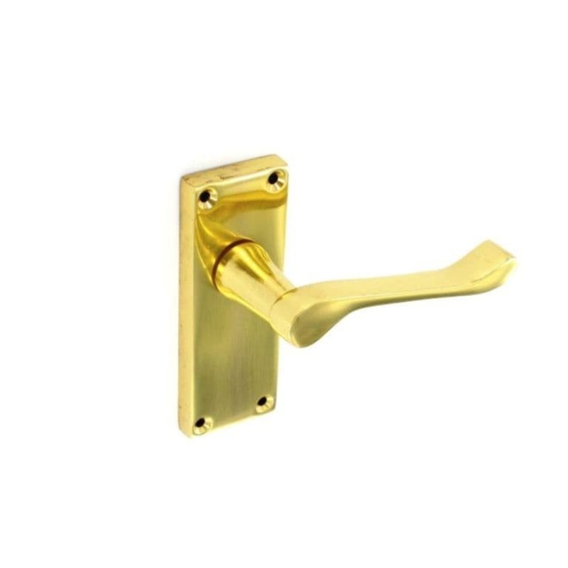 Securit Victorian Scroll Latch Handles (Pair) – 105mm