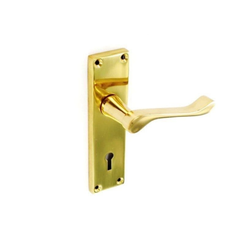 Securit Victorian Scroll Lock Handles (Pair) – 150mm