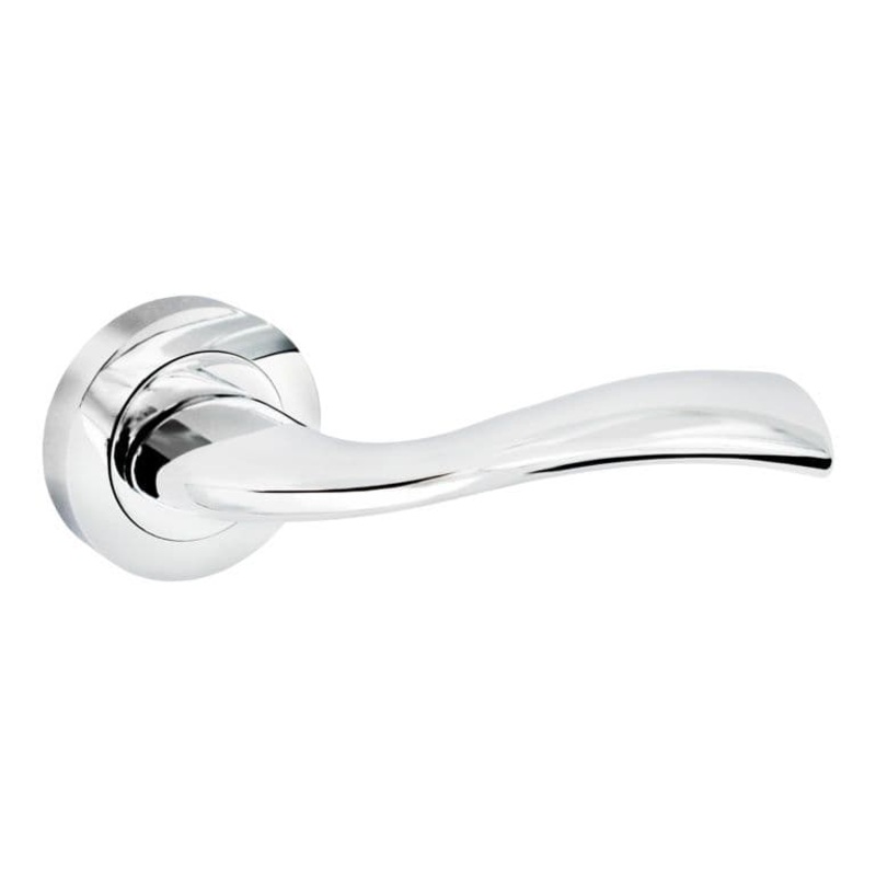 Smiths Architectural Aria Handle Chrome Plated – 52mm rose dia.