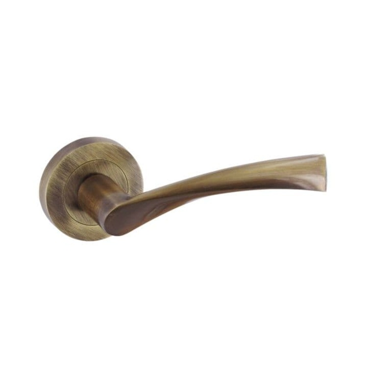 Smiths Architectural Lunar Handle On Rose – Antique Bronze
