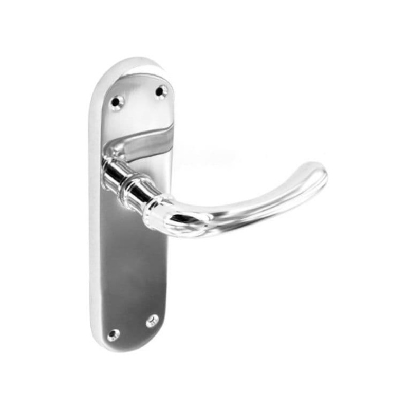 Smiths Architectural Rosa Latch Handle CP – 168mm x 44mm