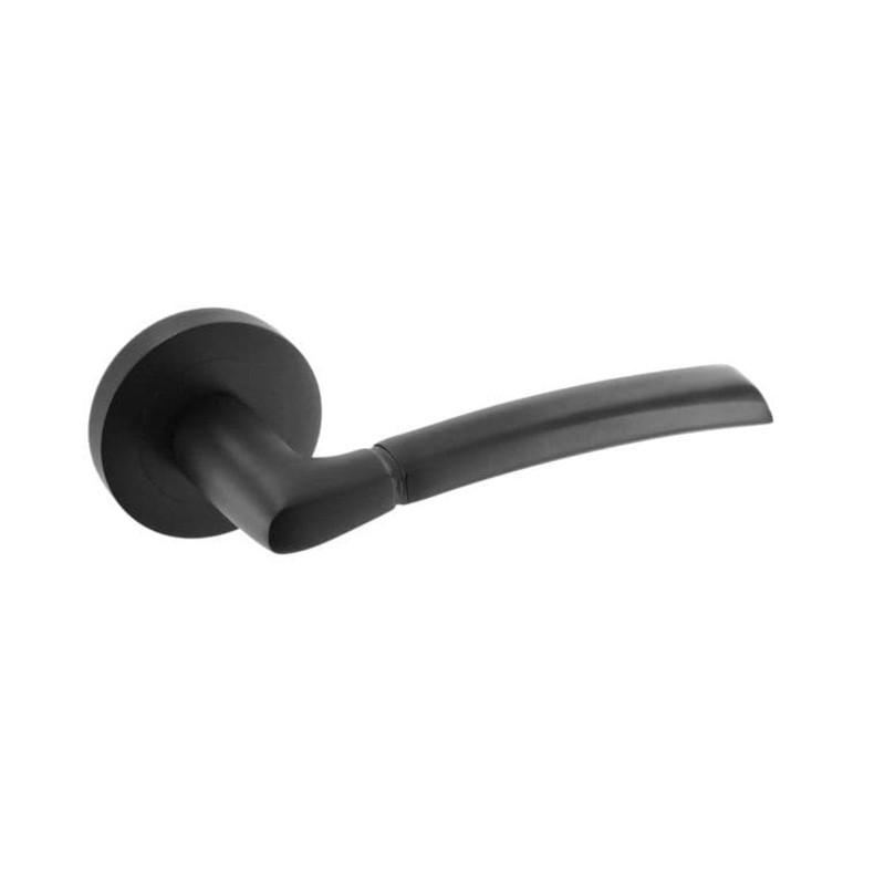 Smiths Architectural Solar Lever On Rose – Matt Black