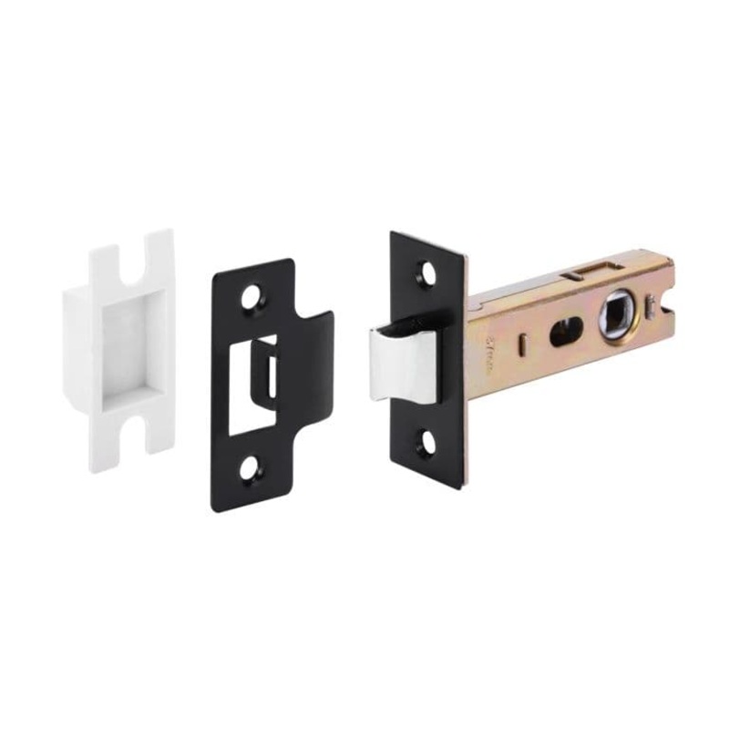 Smiths Architectural Tubular Bolt-Thru Latch – 76mm Matt Black