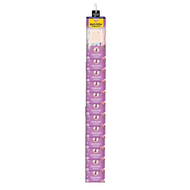 Zero In Moth Killer Hanging Units Pack 2 – Clip 24