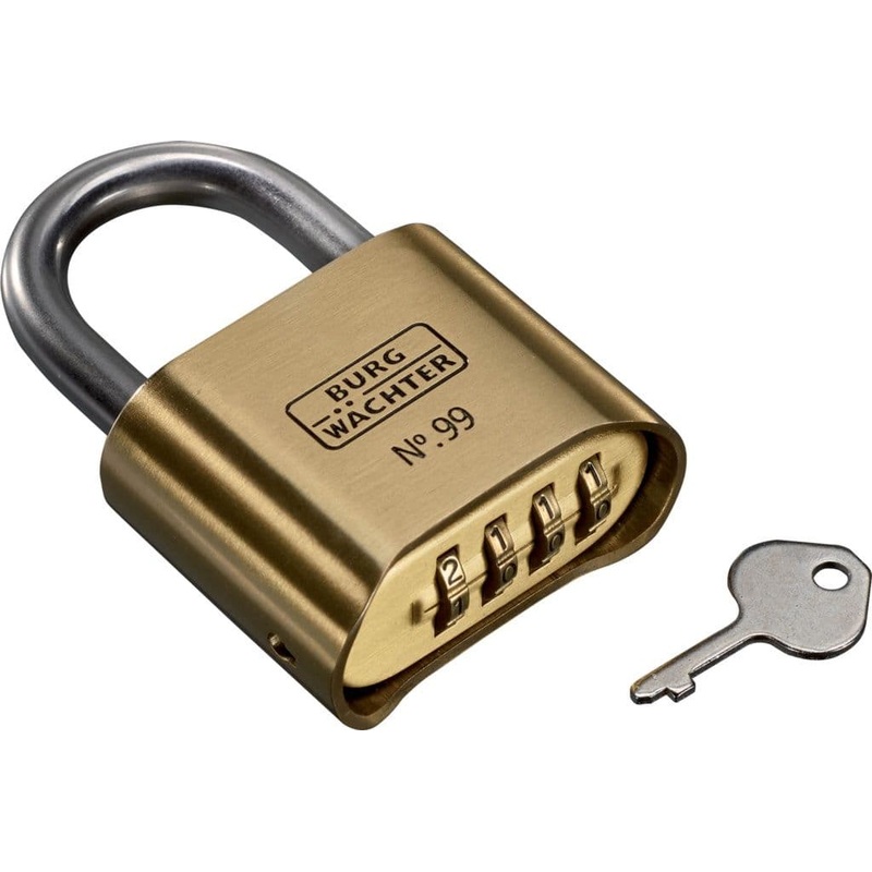 Burg-Wchter Mid Security 4-Dial Combination Padlock – 50mm