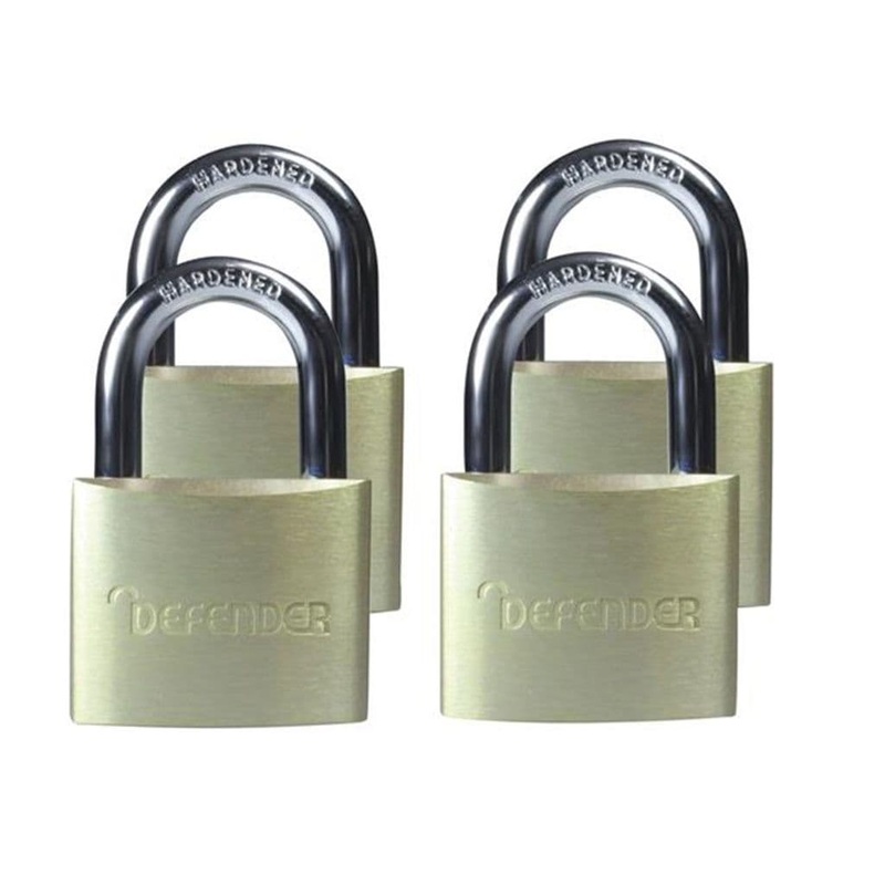 Defender Aluminium Padlock Quad Pack – 40mm