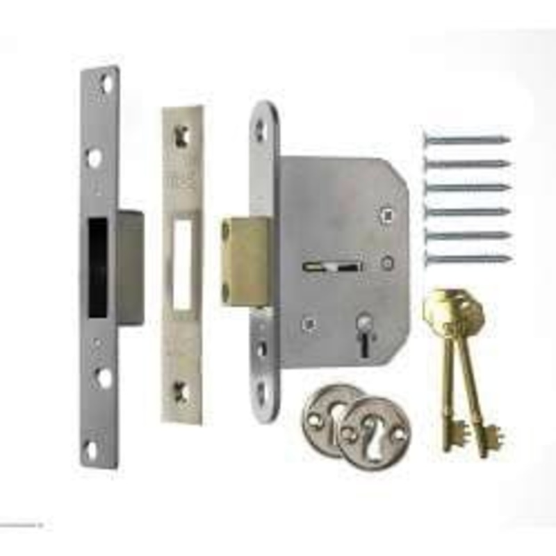 Era 5 Lever Viscount Mortice Deadlock 76mm – Finish: Brass Effect