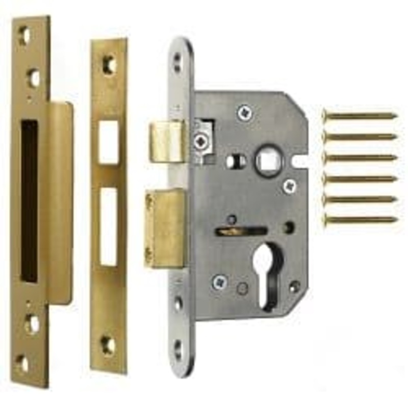 Era Euro Pro-fit Sashlock Case 63mm – Finish: Brass Effect