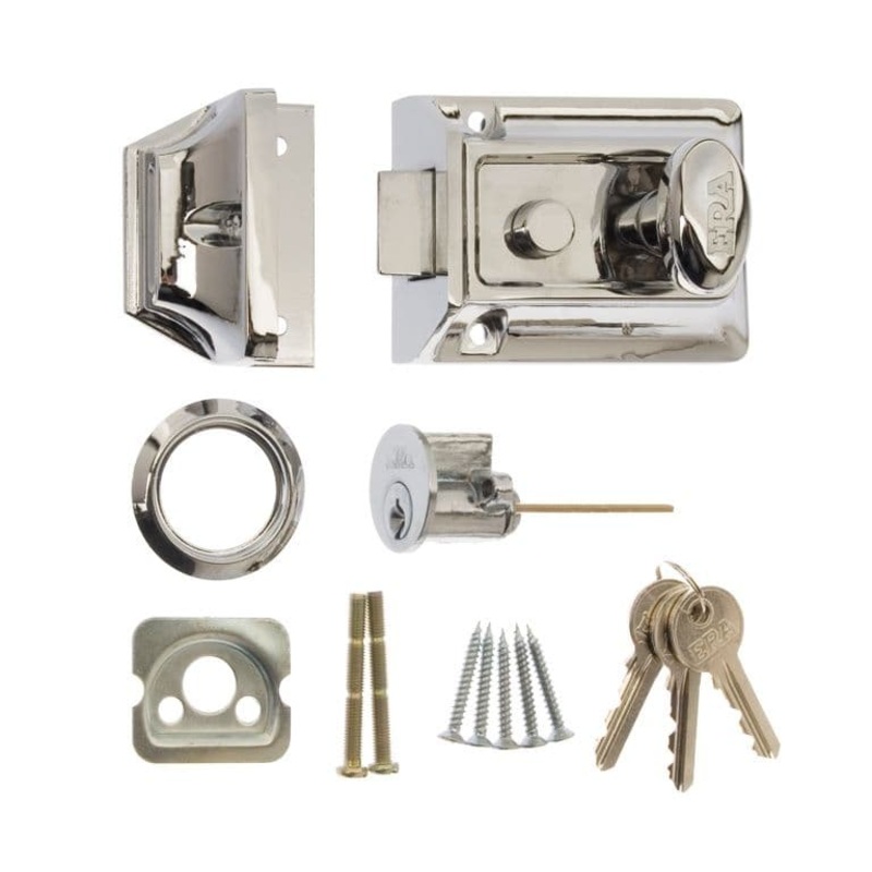 Era Trad Nightlatch Chrome Body – Chrome Eff 60mm