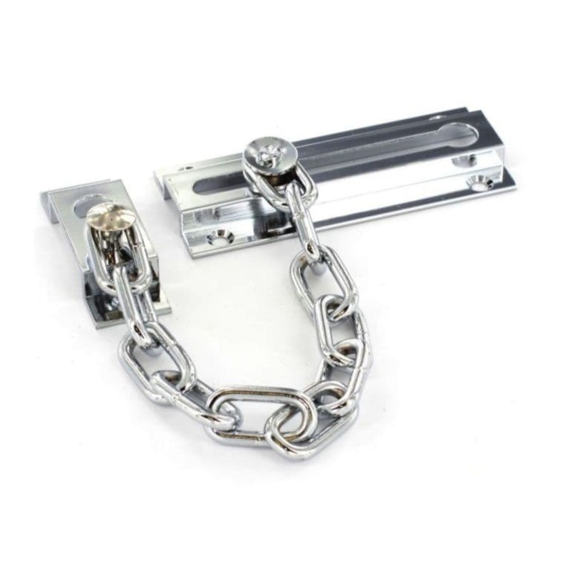Securit Brass Door Chain – 80mm CP