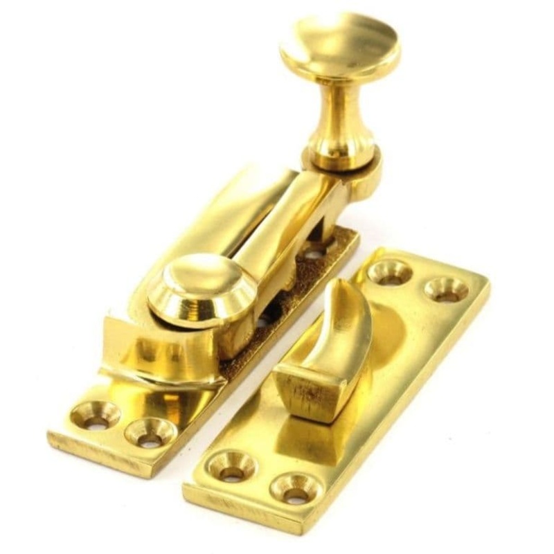 Securit Brass Sash Fastener Arm Type – 65mm
