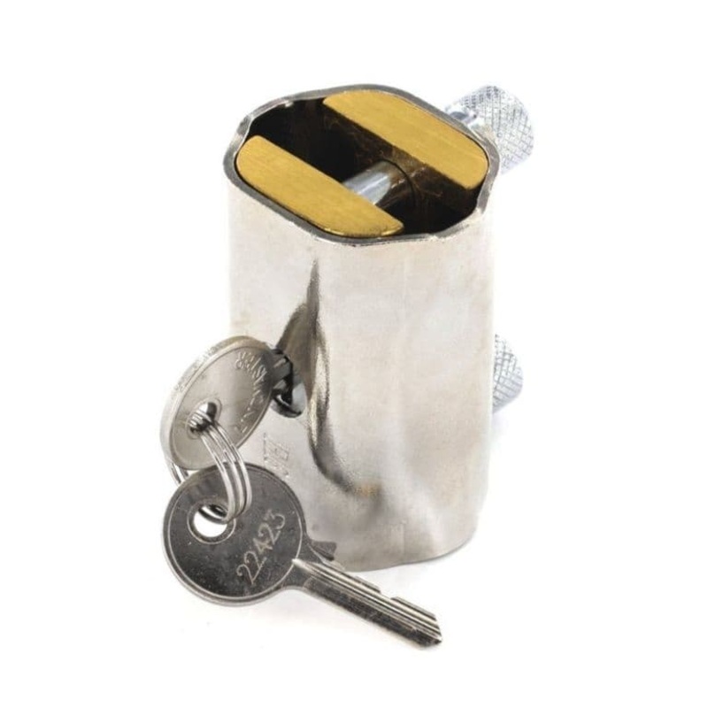 Securit Chain Lock Nickel Plated – 6.10mm – Pack of 2