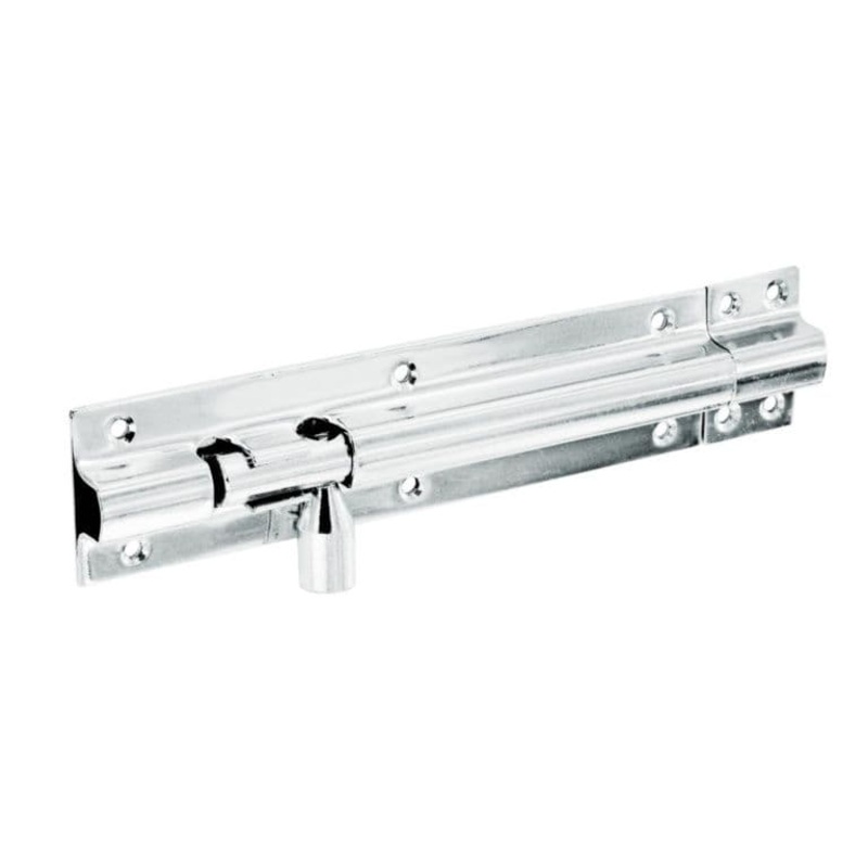 Securit Chrome Door Bolt 1 1/2 Wide – 100mm