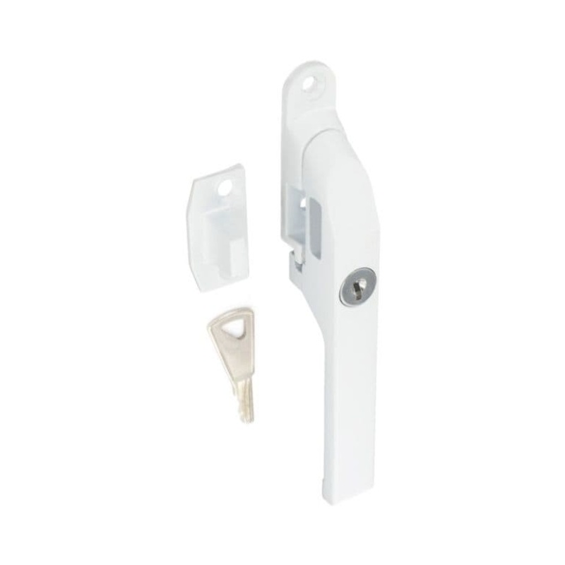 Securit Locking Casement Fastener White – 125mm
