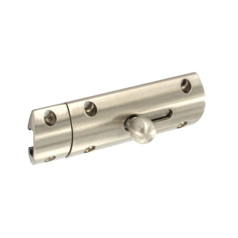Securit Modern Bolt – 75mm Brass Nickel