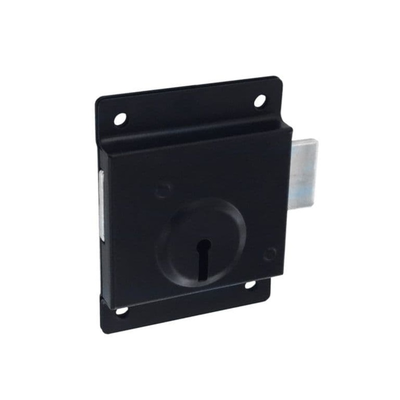 Securit Press Lock Black – 100mm