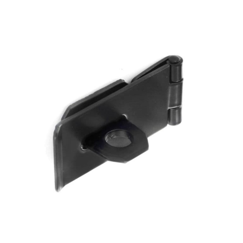 Securit Safety Hasp & Staple Black – 150mm