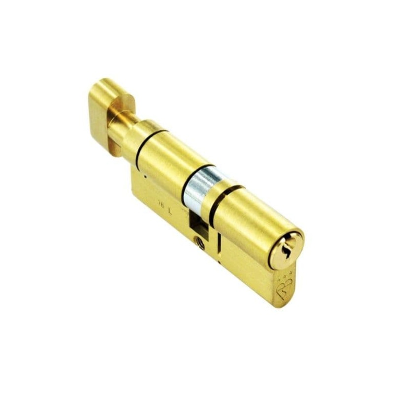 Smiths Locks BS 3 Star Brass Thumb Cylinder – 45 x 45mm – Pack of 5