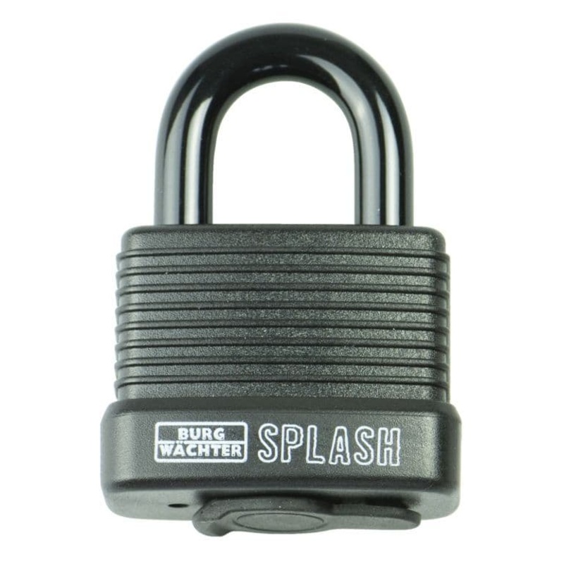 Burg-Wchter Aluminium Weatherproof Padlock with Thermoplastic Cover – 57mm