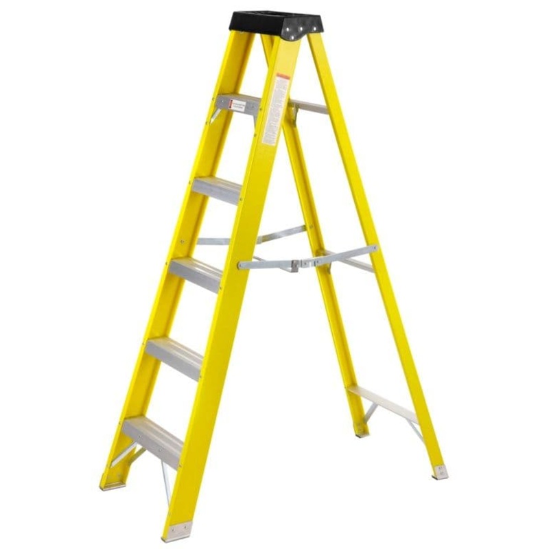 SupaTool Fibreglass Stepladder – 6 Tread