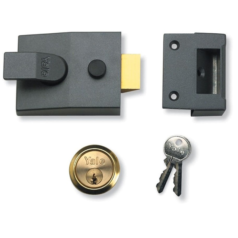 Yale Deadlocking Standard Nightlatch Security Lock – 60mm