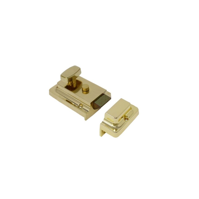 Yale Essentials Nightlatch – Polished Brass