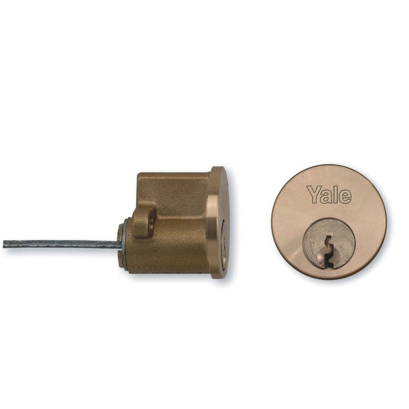 Yale Replacement Rim Cylinder – Polished Brass
