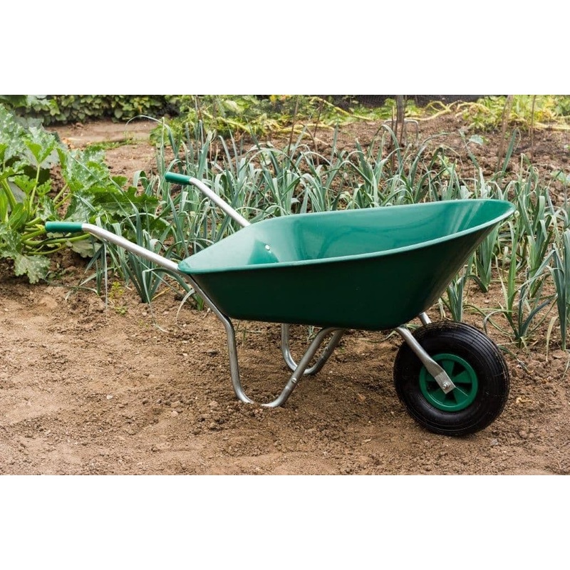 Ambassador Boxed Wheelbarrow 85L – Green