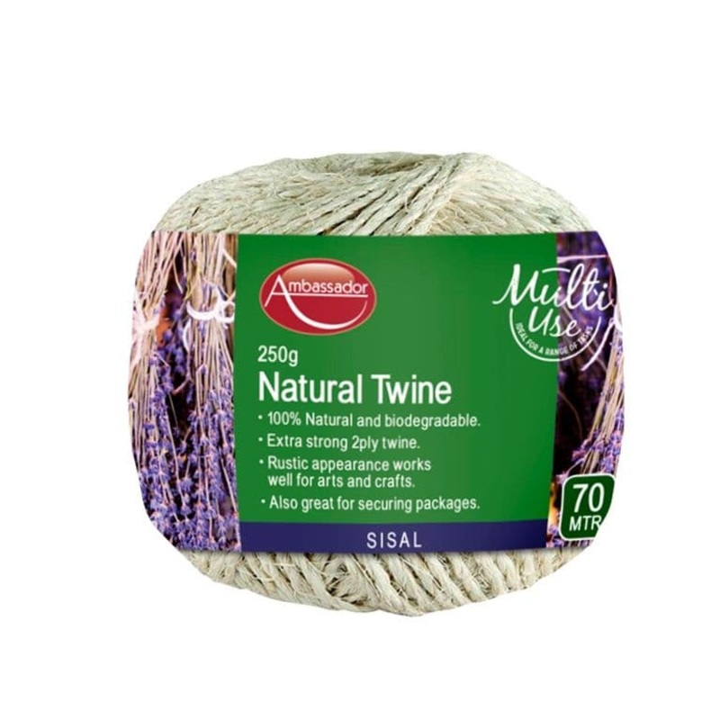 Ambassador Sisal Twine – 250g/70m