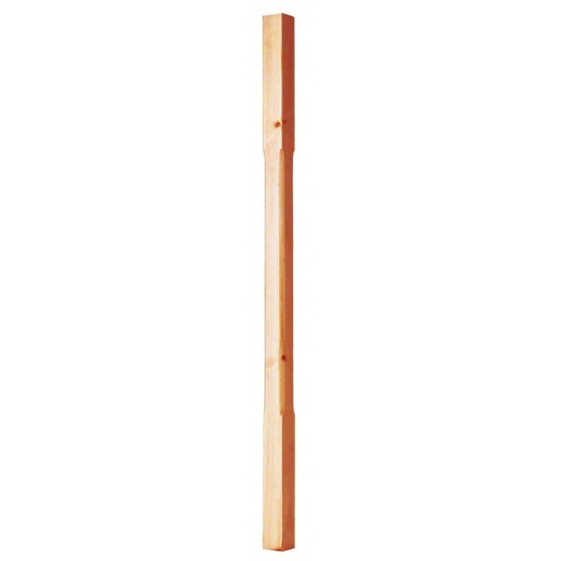 Cheshire Mouldings Chamfered Pine Spindle – 32 x 895mm