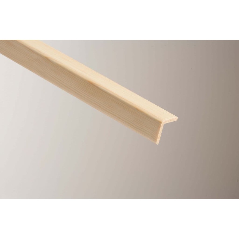Cheshire Mouldings Cushion Corner Pine Moulding – 2.4m x 30mm x 30mm