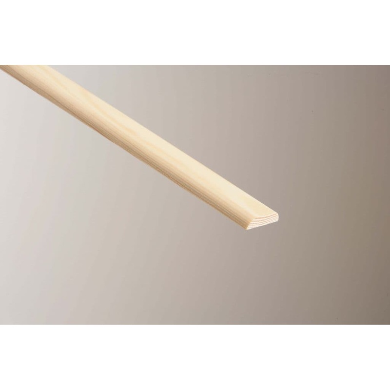 Cheshire Mouldings D Moulding Pine – 9 x 34mm x 2.4m