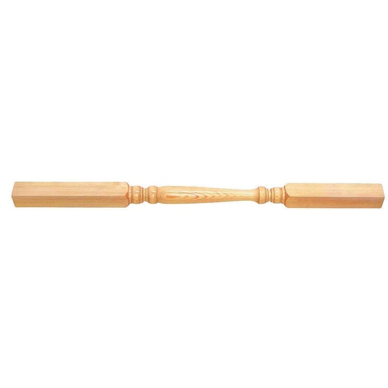 Cheshire Mouldings Edwardian Pine Spindle – 41 x 895mm