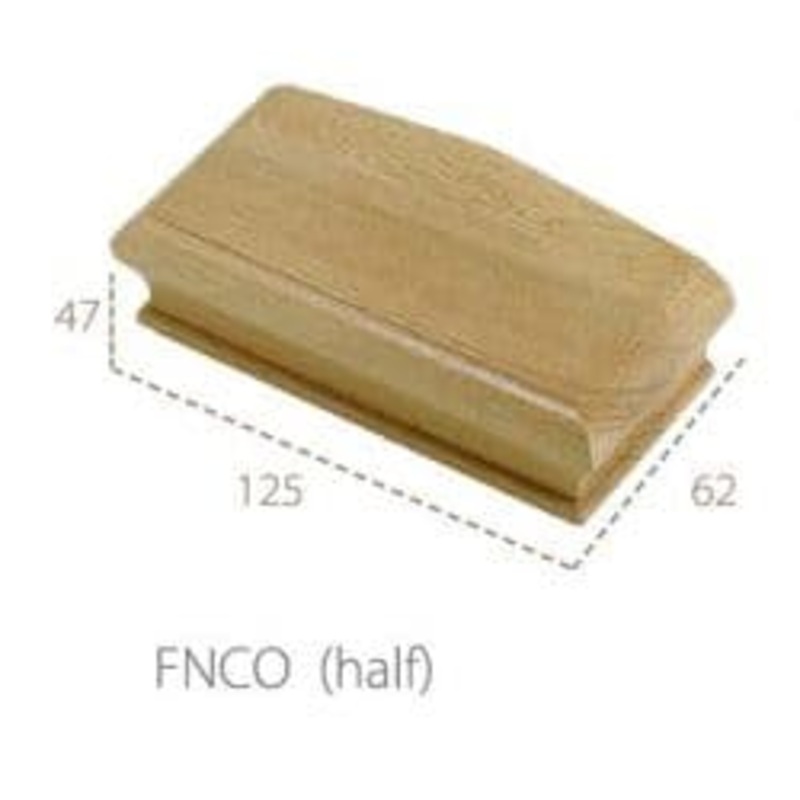 Cheshire Mouldings Flat Newel Cap – Half Oak