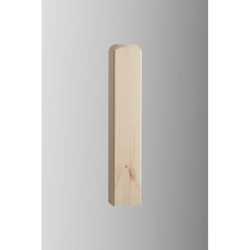 Cheshire Mouldings Newel Base Pine – 91 x 515
