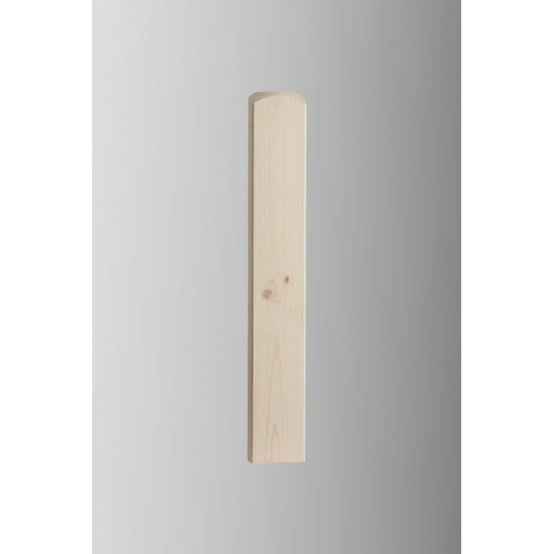 Cheshire Mouldings Newel Base Pine – 91 x 615
