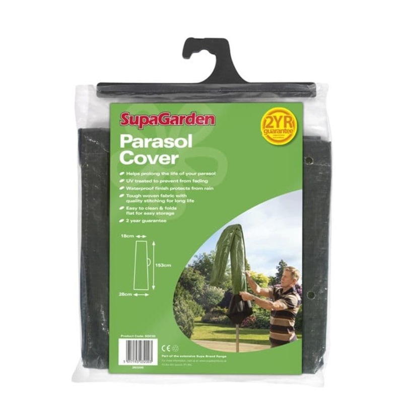 SupaGarden Parasol Cover – 153cm x 18cm x 28cm