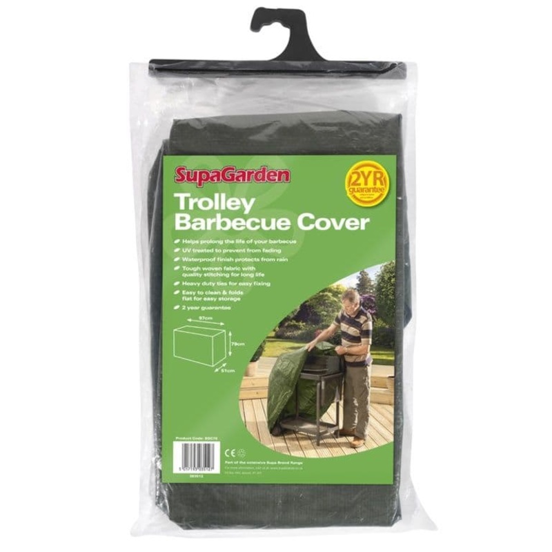 SupaGarden Trolley Barbecue Cover – 97cm x 79cm x 51cm