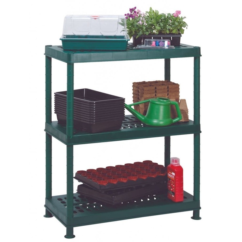 Garland Greenhouse 3 Shelf Unit Ventilated – 80cm
